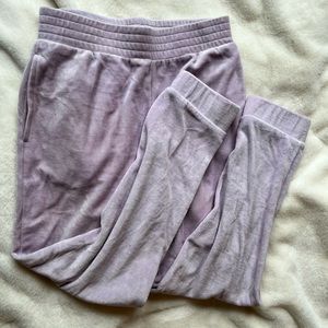 Wild Fable Purple Velvet Joggers